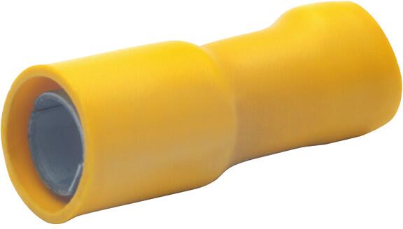 Klauke 950 Rundsteckhülsen isoliert, 4-6 mm², gelb, 100 Stck.