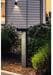 Brumberg LANTERN LED-Pollerleuchte, IP65, 9W, 3000K, schaltbar, graphit 