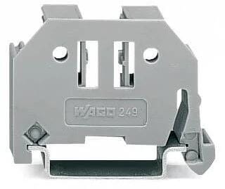 Wago 249-117 Endklammer, schraublos, für TS 35, aufrastbar