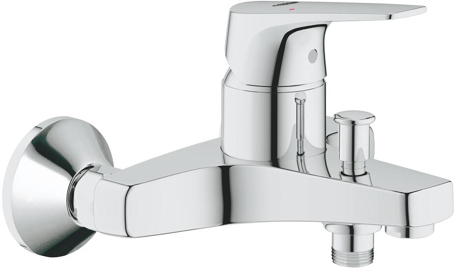 GROHE BauFlow Einhebel-Wannenarmatur, 1/2", chrom (23756000)