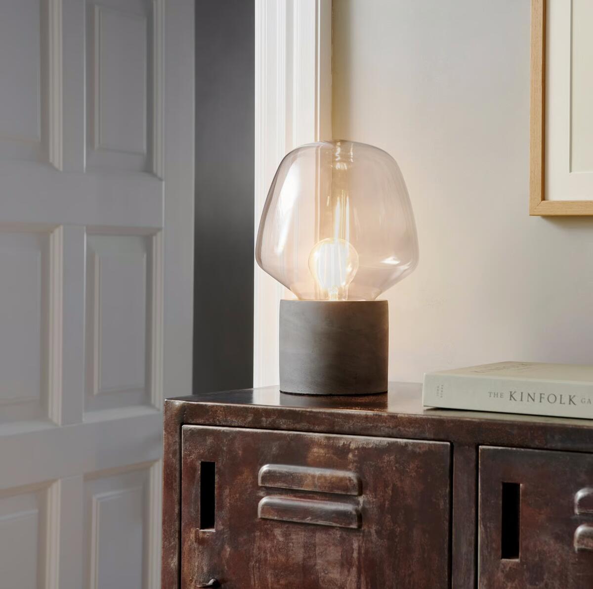 Nordlux Christina 20 Tischlampe, 25 Watt, E27, anthrazit (48905050)