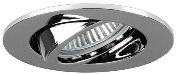 Brumberg TIRREL-R Einbaustrahler, GX5,3, MR16, max. 13W LED, 12V AC/DC, rund, schwenkbar, Aluminium, chrom glänzend (0063.02)