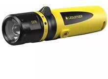 LED Lenser Wiederaufladbare, fokussierbare EX-Taschenlampe für Ex-Zone 1/21, schwarz gelb (EX7R)