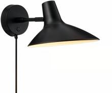 Norldux Darci Short Wandleuchte, E14, 25W, schwarz (2320221003)