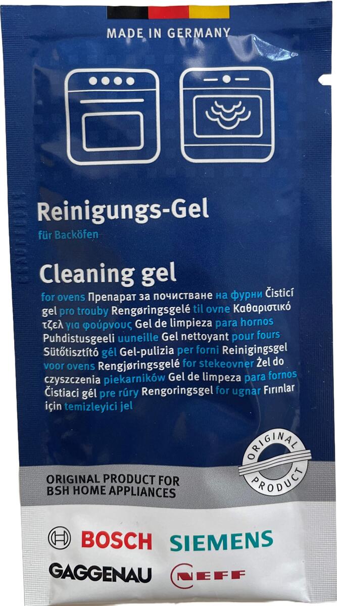 Bosch Siemens 00312222 Reiniger, Sample Reinigungs-Gel für Backöfen, Karton enthält 400 Samples