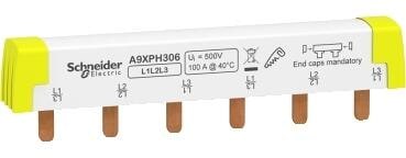 Schneider Electric A9XPH306 Phasenschiene Steg, ablängbar, 3P, 6 TE, 100A