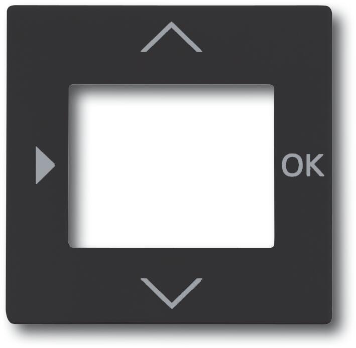 Busch-Jaeger 6435-81 Zentralscheibe, Carat, anthrazit (2CKA006430A0303)