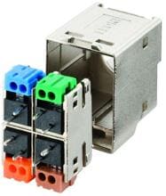 KERPEN DATACOM MegaLine Connect100 Kabelstecker Cat.7A geschirmt PVP, Schneid- Klemm-Verbindung, weiß (LKD9A9023300000)