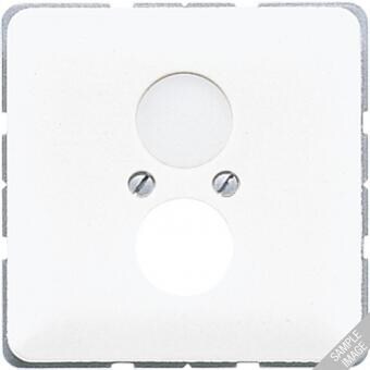 Abdeckung schwarz, JUNG CD562SW