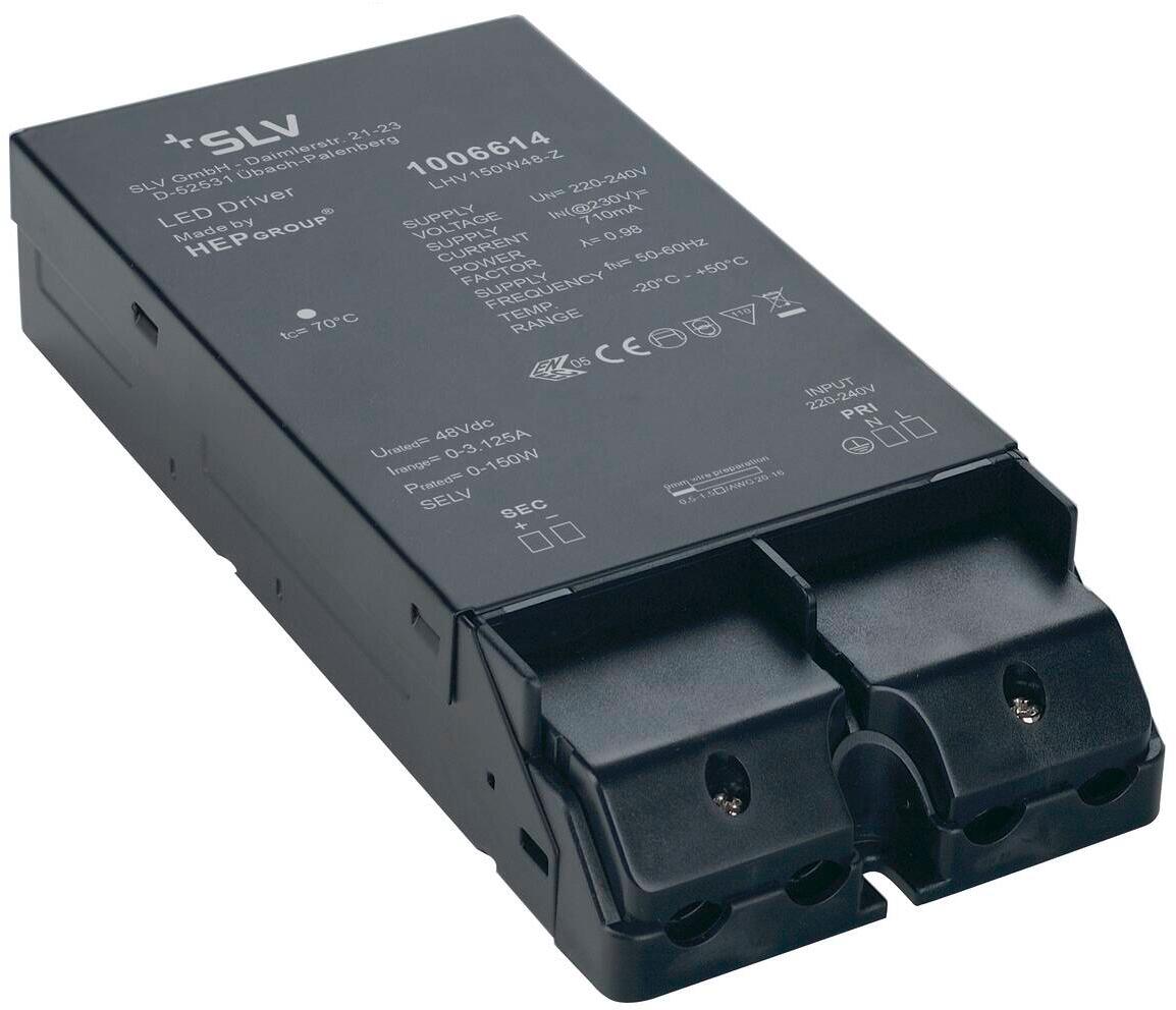 SLV 48V TRACK LED Netzteil, 150W, schwarz (1006614)