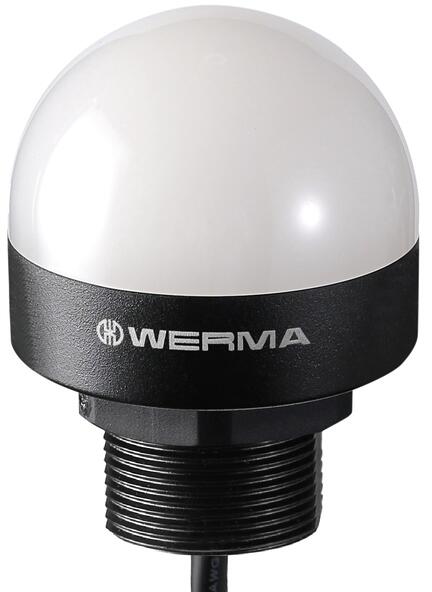 Werma LED-Einbauleuchte, MC55 M12-Stecker 24 V DC, 100 mm, RGY (24022055)