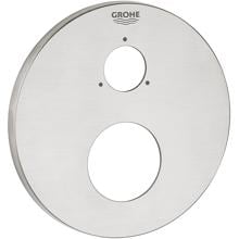 GROHE Rosette, rund, für Einhandmischer-Fertigmontagesets, Metall, mit Wandrosette
