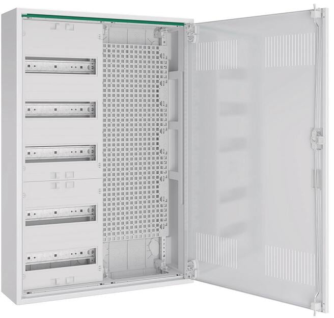 ABN ABNRM205M01 Feldverteiler AP, 160mm, mit Lüftungstüre, 5 Reihen, REG Mediafeld LexCom