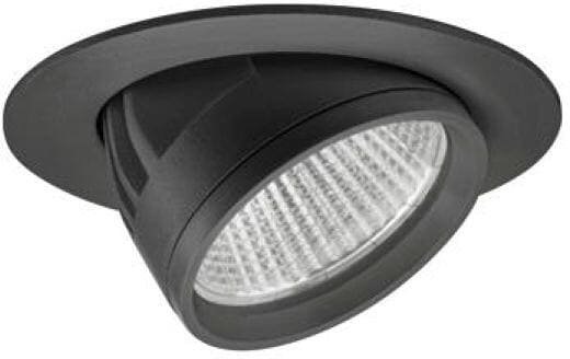 Brumberg ARTEMIS MIDI LED-Einbaurichtstrahler 230 V AC, 50 Hz, rund, CRI > 90, 31,5 W, 25°, 4.000 K, 3851 lm, schwarz (88262184)