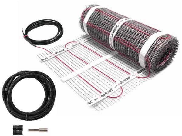 Devi 140F1744 Comfort 150W/qm 1,5qm 0,5x3,0m Dünnbettheizmatte selbstklebend