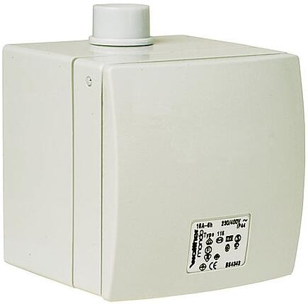 Walther 116306 MONDO Wandsteckdose, 16A, 3-Polig, 230V, 6h, IP44