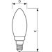Philips MAS LEDCandle LED Lampe, DT2.5-25W, E14 (44935000)