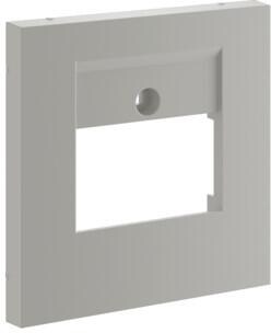 Hager GZTAE3ALAN Zentralscheibe TAE, 3-fach, für Rahmenblende 55 mm, Aluminium