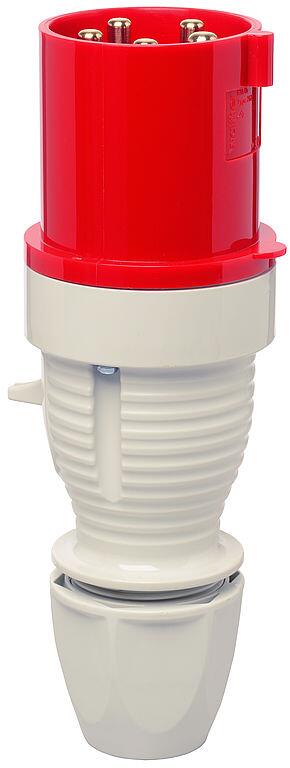 Walther Werke (262) Stecker 63A 5P 400V 6h IP44 mit außenliegender Kabelverschraubung