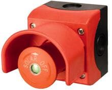 Eaton M22-SOL-PVT45PMPI02Q Fernausloeser IP65, überlistungssicher, rotes Gehaeuseoberteil (150645)