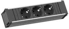 Bachmann Steckdosenleiste CONI, 3xSchuko, GST18, schwarz (333.1007)