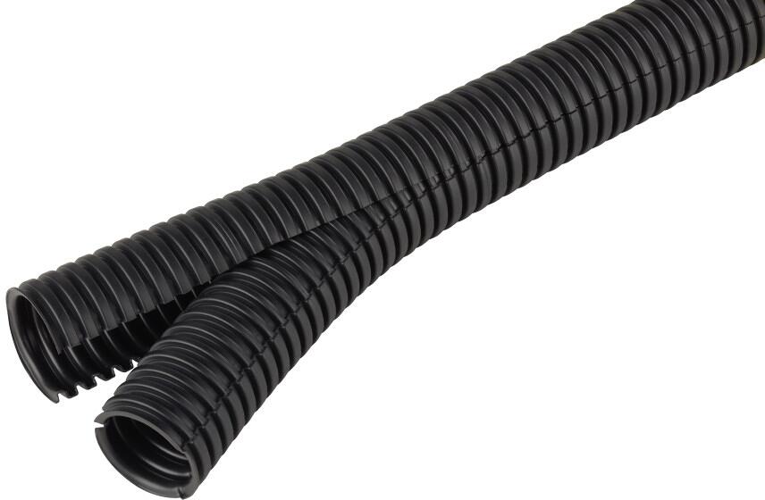 Fränkische Co-flex-PP-UV Kunststoff-Wellrohr geteilt, geschlitzt, 23 mm, (38402300), 50 m