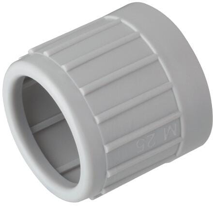Fränkische E-KU-E M32 Kunststoff-Endtülle (25995032), grau, 32 mm