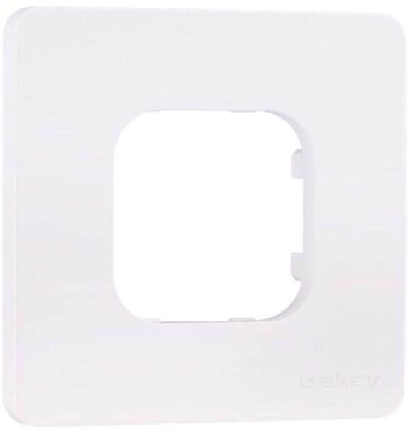 eKey xLine Rahmen als Abdeckung für xLine Fingerprint, Kunststoff, Weiß (203101)