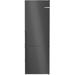 Bosch KGN49OXBT Stand Kühl-Gefrierkombination, 70 cm breit, 440 L, NoFrost, Superkühlen, Supergefrieren, VitaFresh Plus, Edelstahl schwarz Antifingerprint