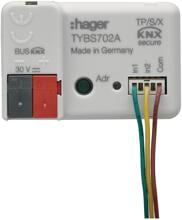 Hager TYBS702A Binäreingang 2-fach, KNX Secure, Unterputz