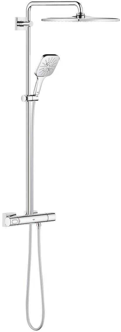 GROHE Rainshower Smartactive 310 Duschsystem mit Thermostatbatterie, für die Wandmontage, chrom (26649000)
