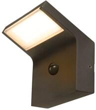 SLV ORDI II Wandaufbauleuchte mit Bewegungssensor, eckig, CCT Switch 2200/3000K, IP54