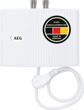 AEG MTE 350 elektronischer Klein Durchlauferhitzer nur fürs Handwaschbecken, 3,5 kW, mit Stecker, druckfest + drucklos, VDE geprüft (231003)