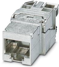 Phoenix Contact CUC-I-J1ZNI-S/R4IDC8 RJ45-Buchseneinsatz, CAT6A, 10 Gbit/s, IDC, IP20, gerade (1417274)