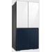 Samsung RF65A96768A/EG French Door Kühl-/Gefrierkombination, 91,2 cm breit, 647L, No Frost+, WiFi, Dual Water Dispenser & Dual Ice Maker, Festwasseranschluss, Clean White & Clean Navy