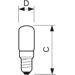 Philips Deco Lampe, 10.0W, E14, 240-250V, T17, CL, 1CT/10X10 (03821050)