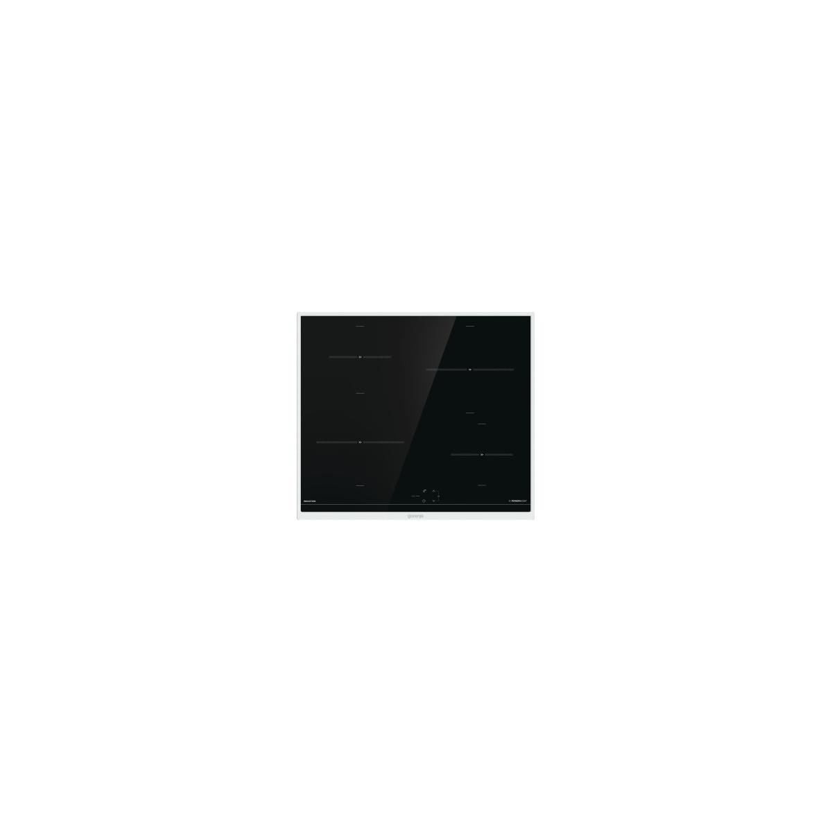 Einbau Set breit, 60cm Induktion mit Wagner Black Herset Induktionskochfeld Schnellaufheizung, Pizza 4 Schwarz Gorenje Funktion, Elektroshop (BCIX6737E05BG+ID640X)