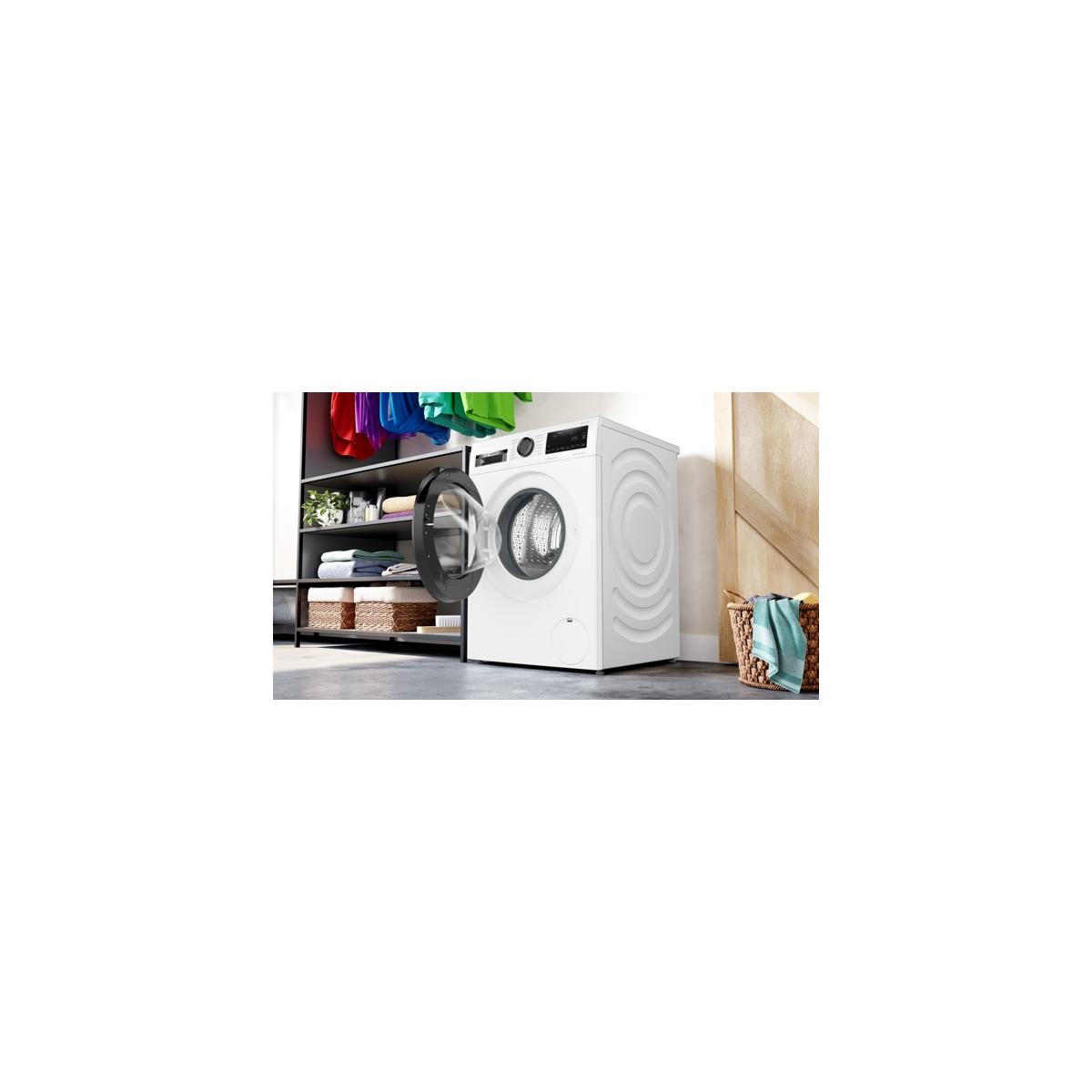 Bosch WGG154021 10kg Frontlader Waschmaschine, Wagner Umwuchtkontrolle, Plus, Mengenerkennung, Weiß Hygiene Elektroshop 1400 U/min, SpeedPerfect, Fleckenautomatik