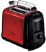 Moulinex LT261D Subito 3 2-Scheiben-Toaster, 850 W, Brötchenaufsatz, Auftau-/Aufwärmfunktion, schwarz/weinrot