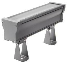 Brumberg LAVILO I MICRO LED-Wallwasher, IP66, DALI dimmbar, schwenkbar, 11W, L=330mm, 6000K, 1430lm, 50°, titan (60835646)