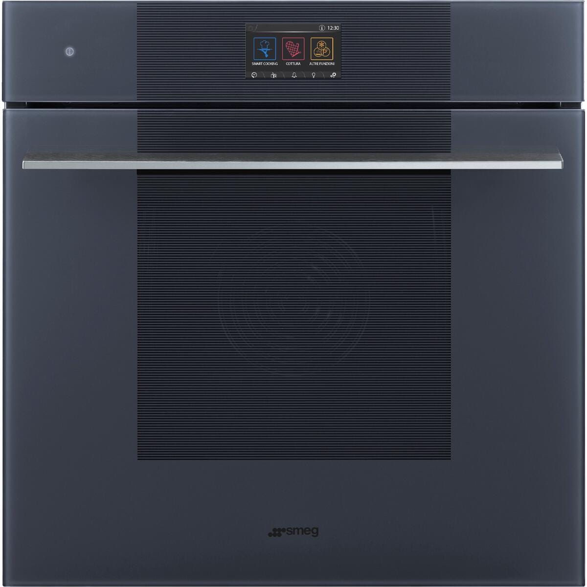 Smeg SO6104S4PG A++ Einbaubackofen, 59,7 cm breit, 68 L, Vitality-System, Steam100 Pro, neptune grey