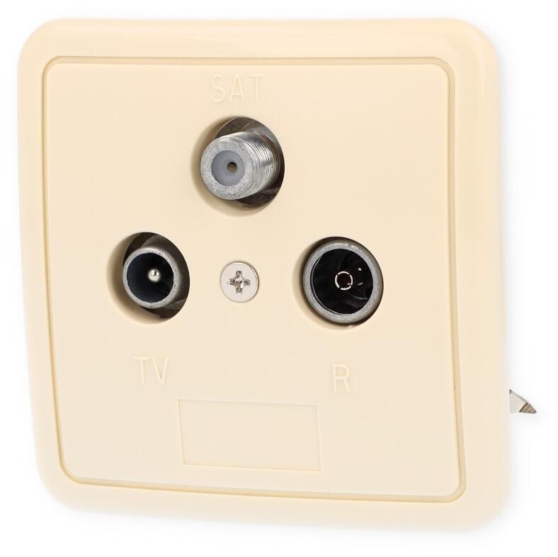 Astro 541312 GUT 312 Stammleitungsdose für SAT, 3 Ausgänge, Metall