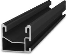 K2 Systems SingleRail 36, Montageschiene mit seitlicher Anbindung, Länge 480 cm, Aluminium, schwarz (2004396)