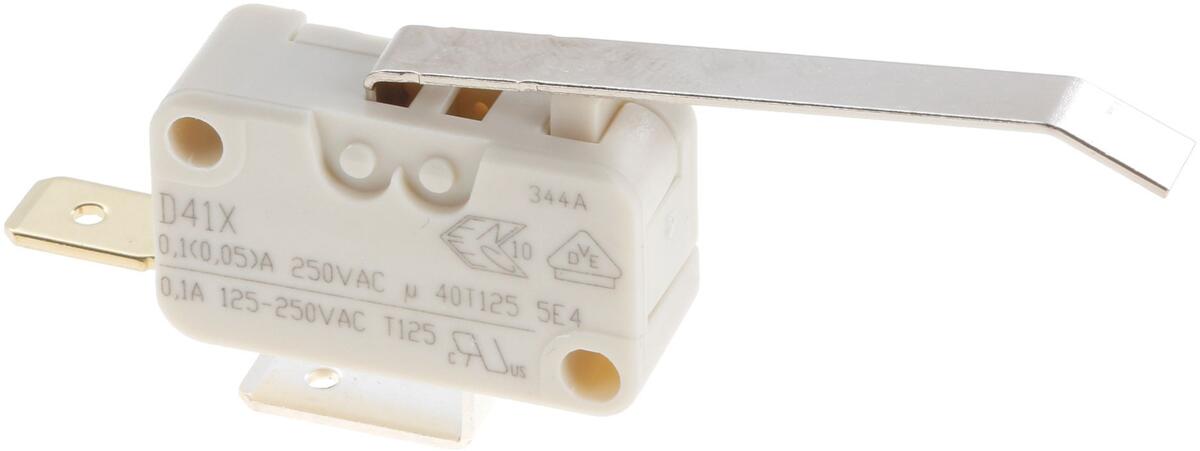 Bosch Siemens 00633552 Mikroschalter, Dampfscharnier D41X, 125 - 250VAC, 0,1A, T125°C