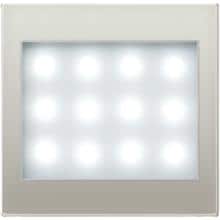 LED-Leselicht, mit weißen LEDs, edelstahl, LED Systeme, Jung ES2539LEDLW-12