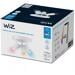Wiz Imageo 3x einstellbarer LED Spot, runde Platte, 4,9W, 1034lm, 2200-6500K, weiß (929003210801)