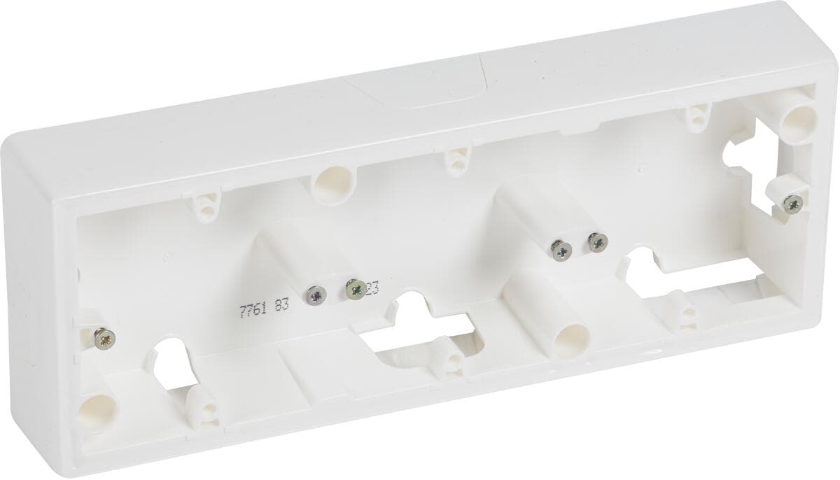 Legrand 776183 Aufputzgehäuse 3-fach Creo ultraweiß