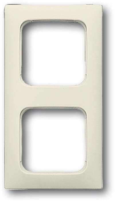 Busch-Jaeger 2512-212K-102 Abdeckrahmen, Duro 2000 Si Linear, 2-fach Rahmen, weiß (2CKA001725A1490)