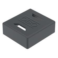 OBO Bettermann EK 45 S Endkappe Trägerprofil, Kunststoff, schwarz (5901720)