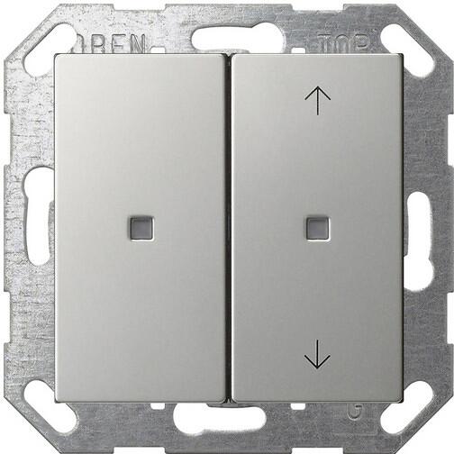 GIRA 5175600 KNX Taster Wippe 2fach, Edelstahl